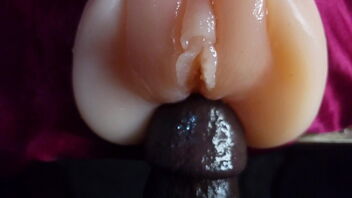 Close up of a huge ebony penis with solo action and stepsister’s preference.