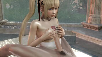 3D anime SFM with hot public bathhouse act with an Chinese hottie.