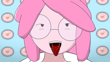 Doctor Bubblegum's sensual treatment in the world of Adventure Time