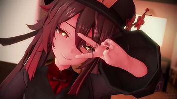 Genshin Impact: Steamy hentai scenes with hot babes in from the rear