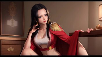 3D animated hentai of Boa Hancock from One Piece