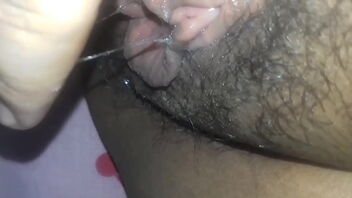 Big clit homemade porn with a furry wet pussy