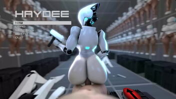 A compilation of 3D porn parody clips with the wonderful robot, Haydee.