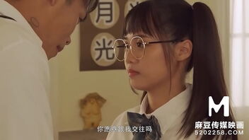 First time innocent looking Asian college girl gets naughty with her teacher.