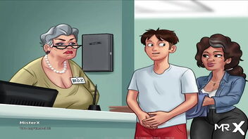 Old woman gets her teeth pulled and enjoys the aftercare in this adult cartoon.