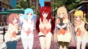 Vtubers in action: R18 MMD content