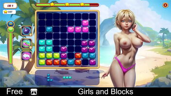 2D animated erotica with lovely girls and blocks.