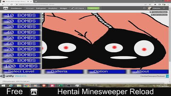 Anime porn Minesweeper game with erotic 2D graphics