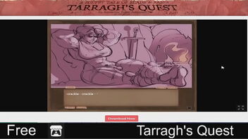 2D animated porn with a female protagonist named Tarragh.