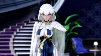 2D animated porno with Azur Lane's HMS Sirius and MMD technology