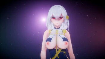 3D adult video with 2D and MMD models