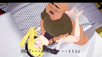 Kobato's answering machine: A perverted 3D video of a sex offender returning home