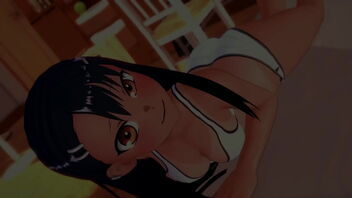 3D animated bikini clad Hayase Nagatoro in warm erotic adventure
