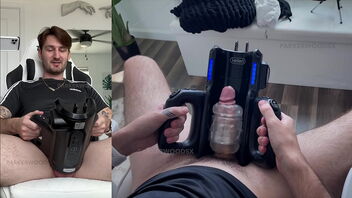 First time using my new sex toy, the XSpaceCup XT5 Auto Stroker.